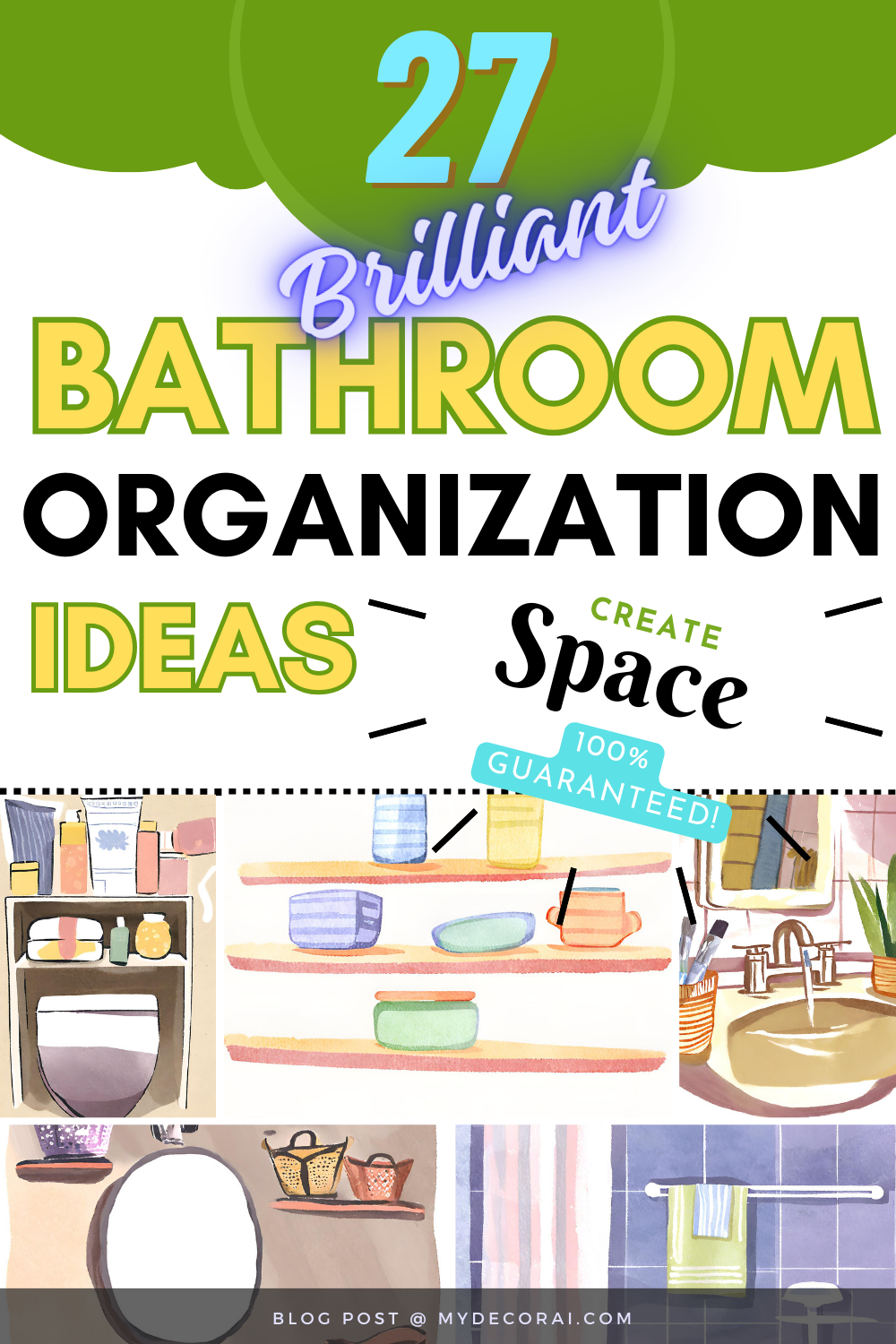 27 Bathroom Organization Ideas - Maximize Storage in Small Spaces ...